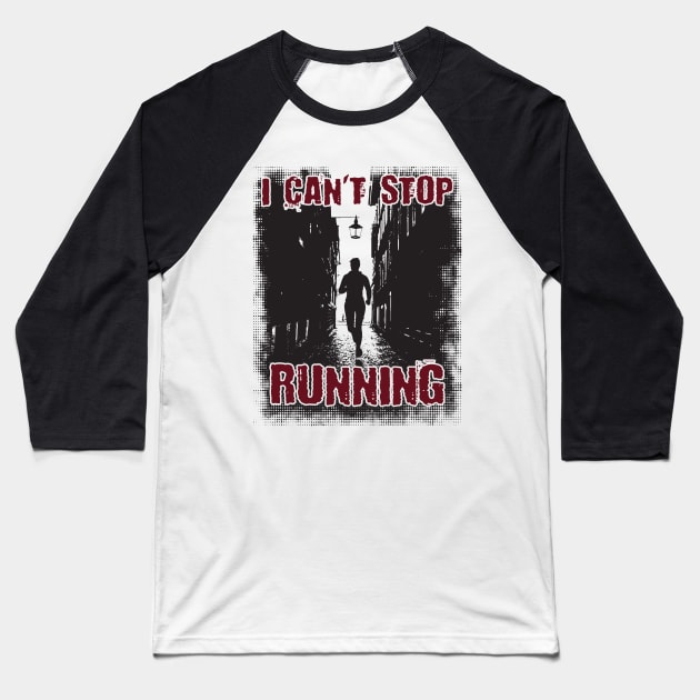 I Can't Stop Running Introverts Baseball T-Shirt by yeoys